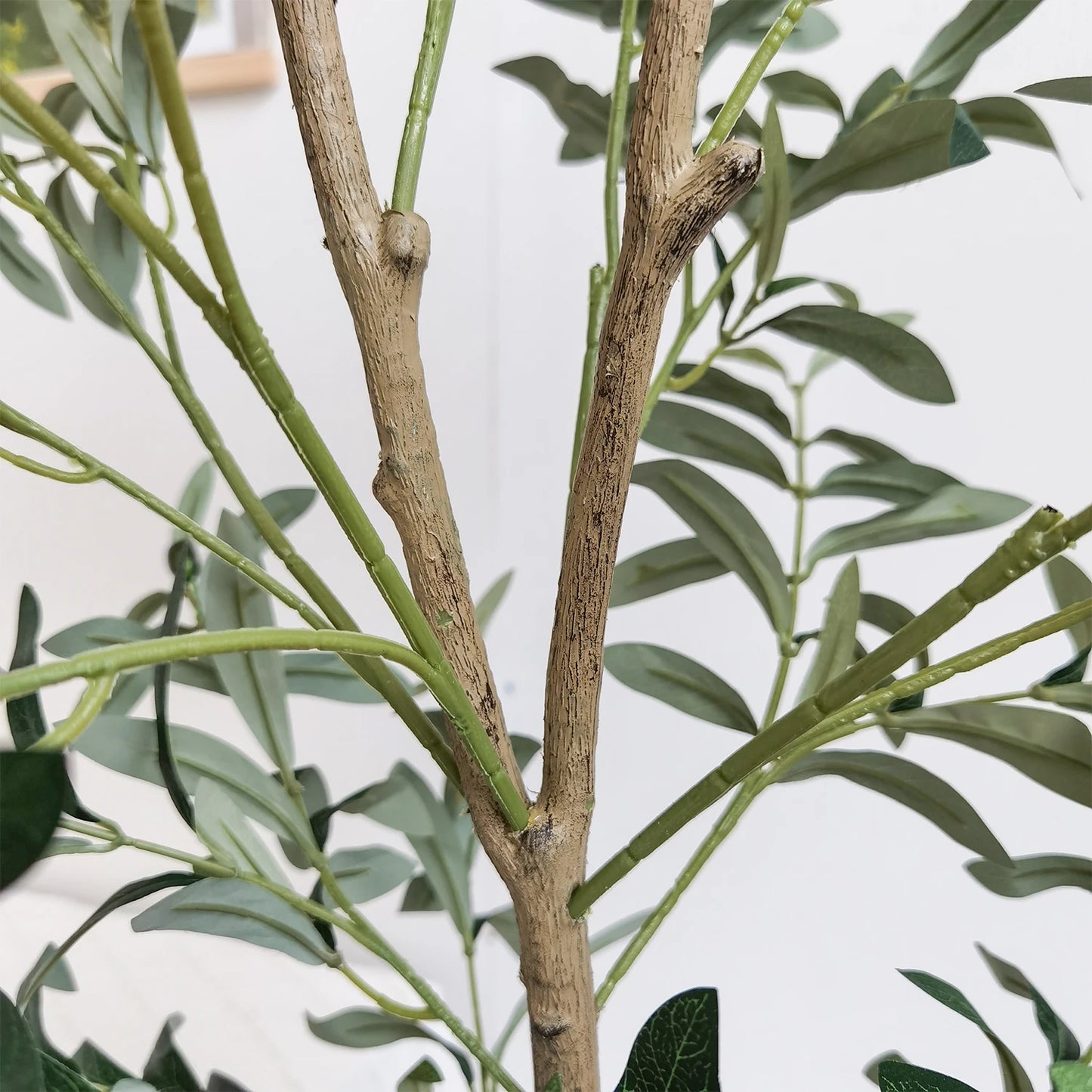 120-180CM Artificial Olive Tree Branch Without Pot Modern Minimalist Fake Plant for Home garden Living Room Balcony shops Decor